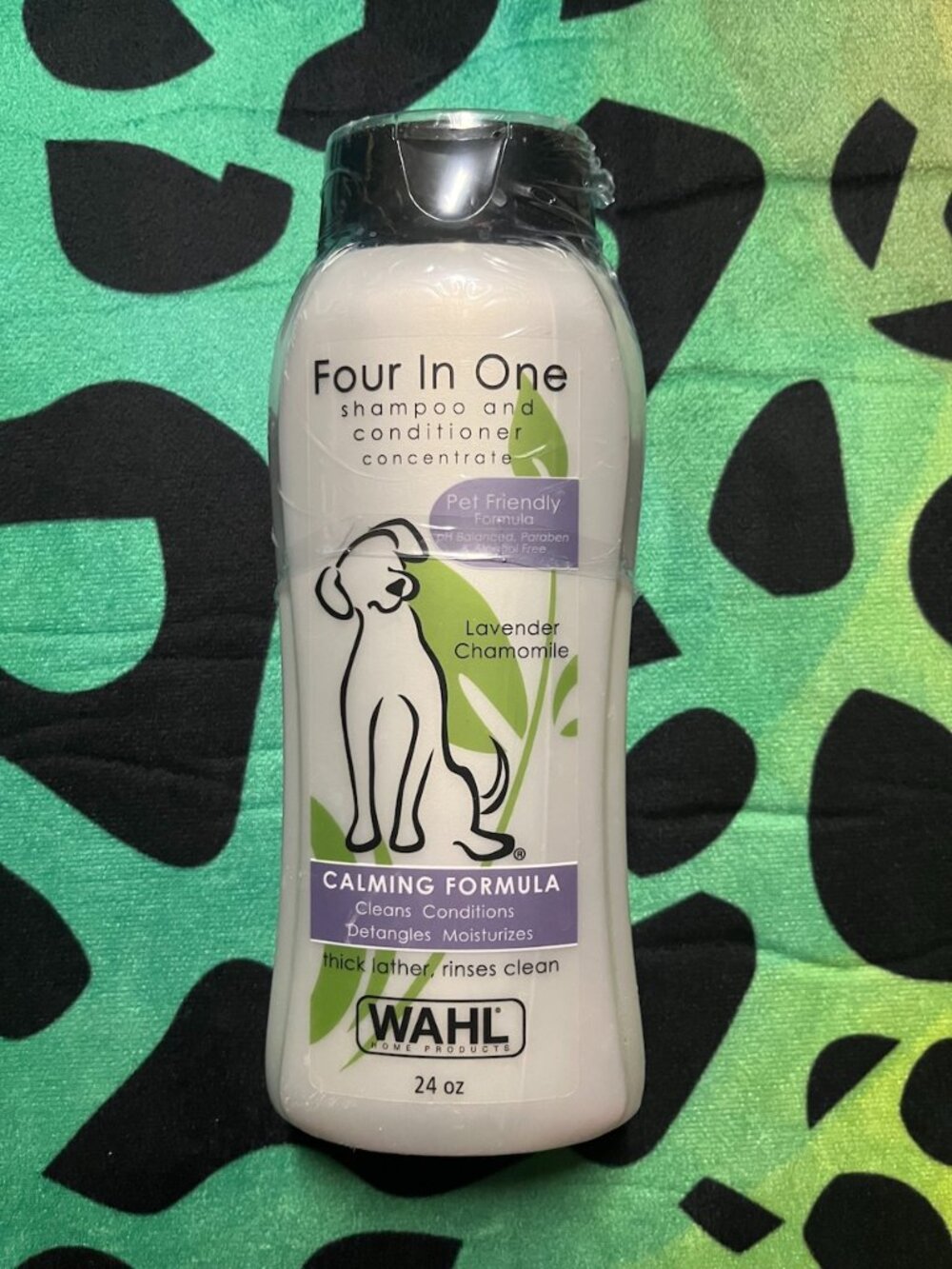 NEW WAHL HOME PRODUCTS FOUR IN ONE SHAMPOO AND CONDITIONER CONCENTRATE 24OZ